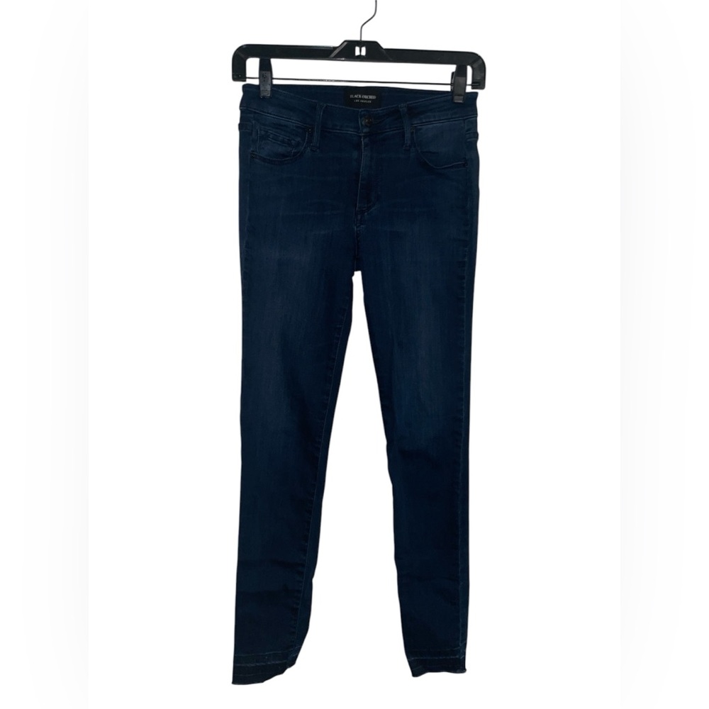 Black Orchid Dark blue Jude crop skinny
